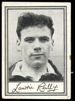Barratt - 'Famous Footballers A.2' (1954) - Lawrie Reilly (Hibernian)