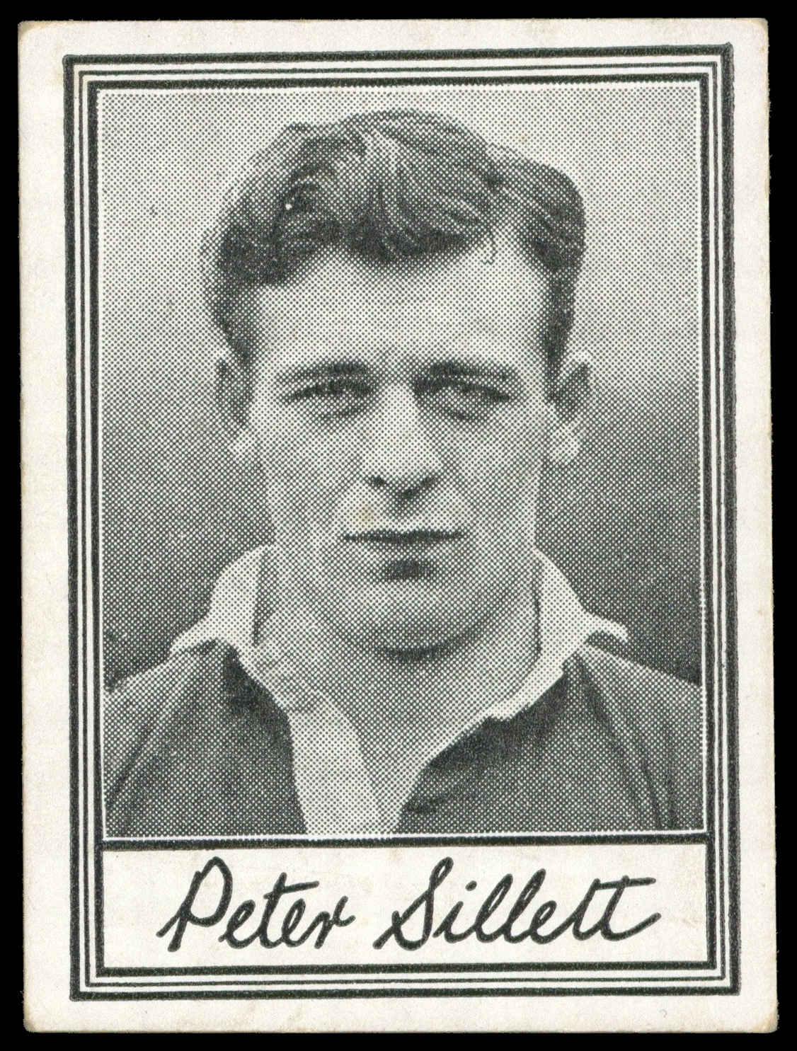 Barratt - 'Famous Footballers A.3' (1955) - R.P. Sillett (Chelsea) Barratt - 'Famous Footballers A.3' (1955) - R.P. Sillett (Chelsea)