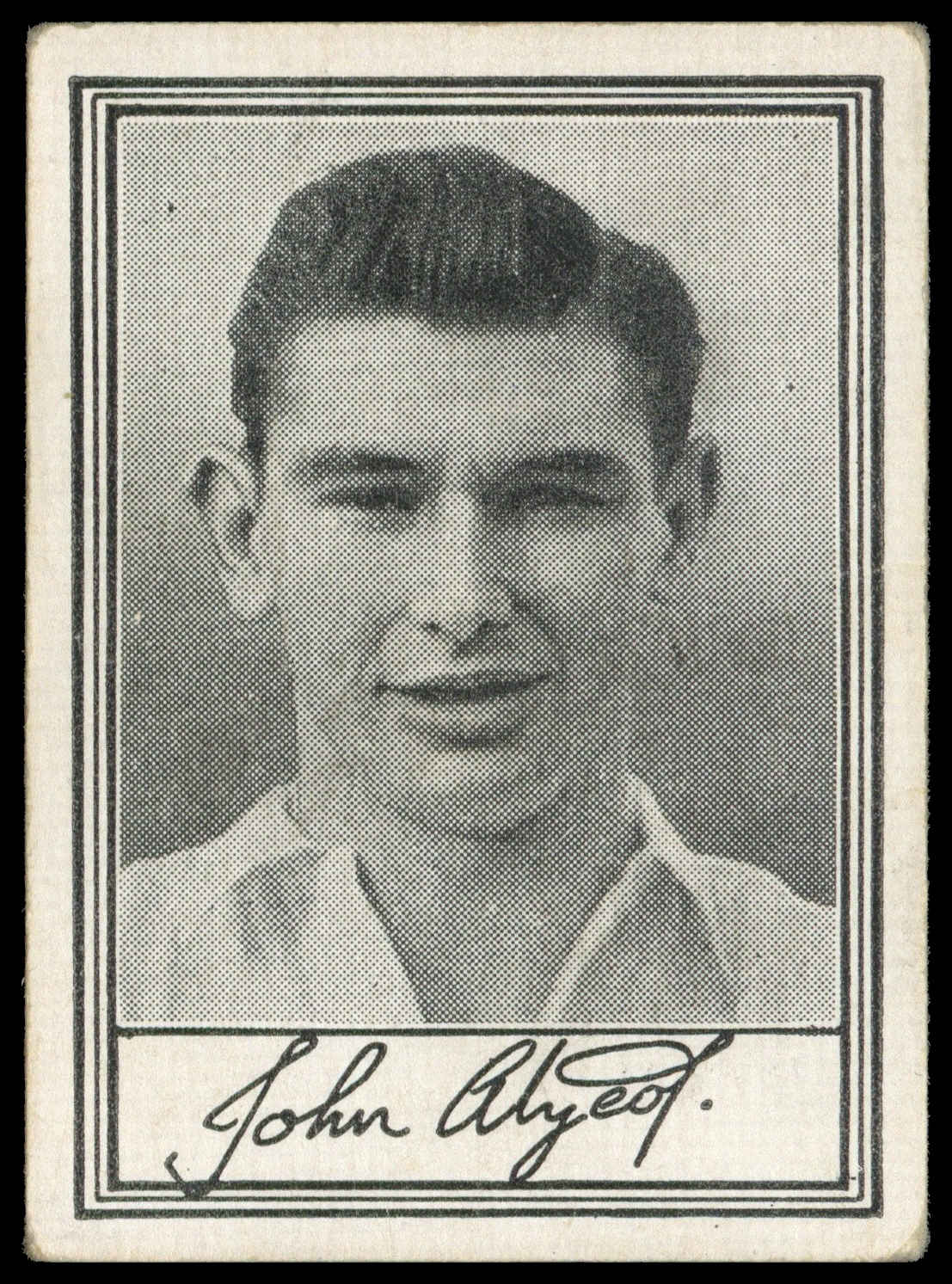 Barratt - 'Famous Footballers A.3' (1955) - P.J. Atyeo (Bristol City) Barratt - 'Famous Footballers A.3' (1955) - P.J. Atyeo (Bristol City)