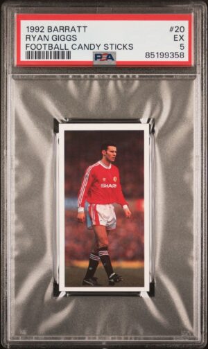 Barratt - 'Football Candy Sticks' (1992) - Ryan Giggs (Manchester United) **PSA5**
