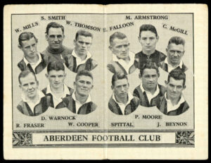 Barratt - 'Football Team Folders - Scottish' (1934) - Aberdeen Barratt - 'Football Team Folders - Scottish' (1934) - Aberdeen