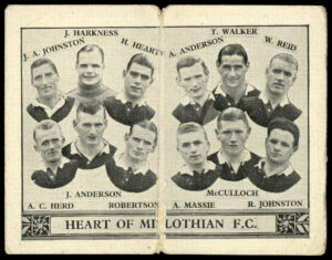 Barratt - 'Football Team Folders - Scottish' (1934) - Heart of Midlothian