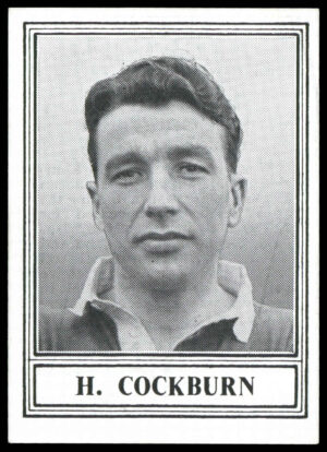Barratt - 'Famous Footballers New Series (1950)' (1950) - H. Cockburn (Manchester United)