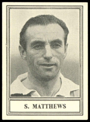 Barratt - 'Famous Footballers New Series (1950)' (1950) - S. Matthews (Blackpool)