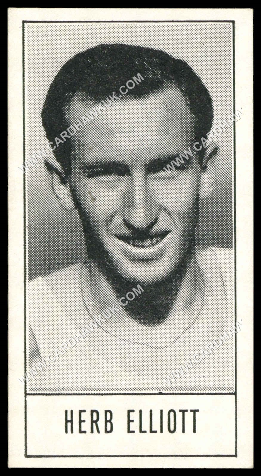 Barratt - 'Giants in Sport' #21 - Herb Elliot (Athletics) (1959) Barratt - 'Giants in Sport' #21 - Herb Elliot (Athletics) (1959)