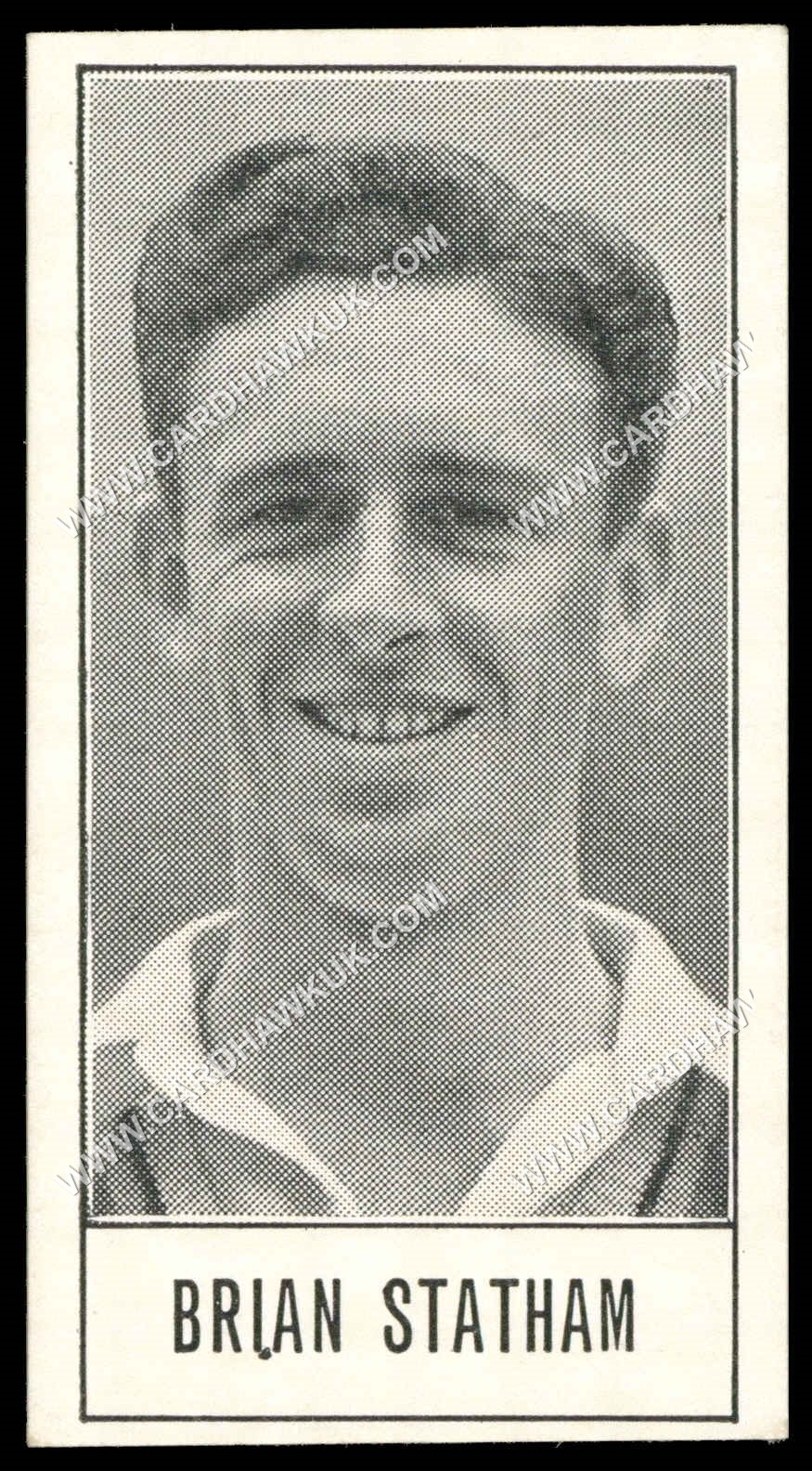 Barratt - 'Giants in Sport' #23 - Brian Statham (Cricket) (1959) Barratt - 'Giants in Sport' #23 - Brian Statham (Cricket) (1959)