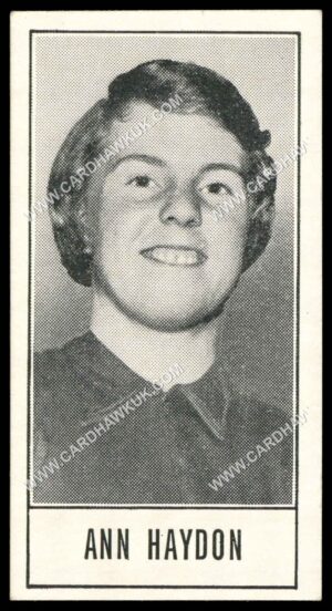Barratt - 'Giants in Sport' #45 - Ann Haydon (Tennis/Table Tennis) (1959)