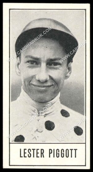 Barratt - 'Giants in Sport' #5 - Lester Piggott (Horse Racing) (1959)