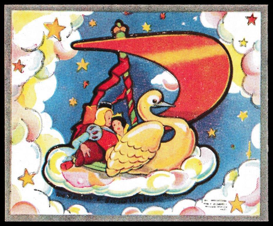 Barratt & Co - 'Snow White & Seven Dwarfs' #34 - Snow White & Prince on cloud Barratt & Co - 'Snow White & Seven Dwarfs' #34 - Snow White & Prince on cloud