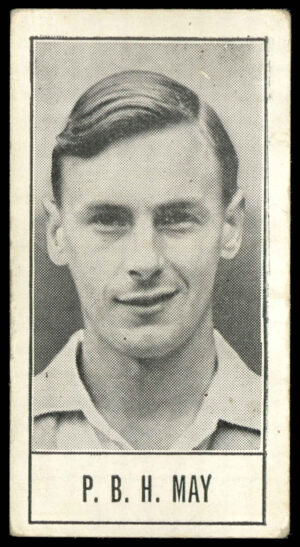 Barratt - 'Test Cricketers by E.W. Swanston' (1956) - P.B.H. May (Surrey)