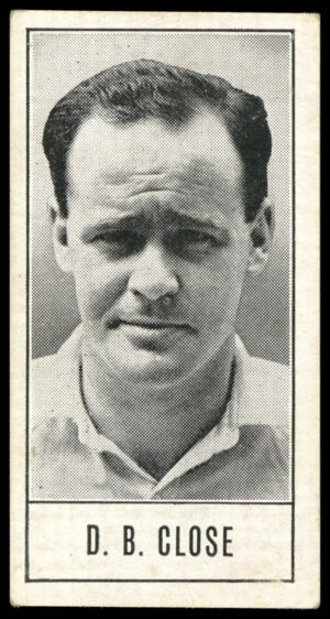 Barratt - 'Test Cricketers by E.W. Swanston' (1956) - D.B. Close (Yorkshire)