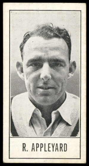 Barratt - 'Test Cricketers by E.W. Swanston' (1956) - R. Appleyard (Yorkshire)