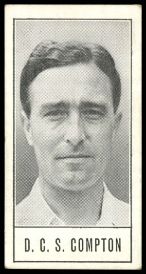 Barratt - 'Test Cricketers by E.W. Swanston' (1956) - D.C.S. Compton (Middlesex)