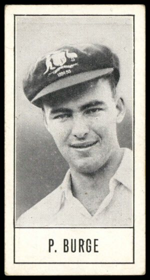 Barratt - 'Test Cricketers by E.W. Swanston' (1956) - P. Burge (Queensland)