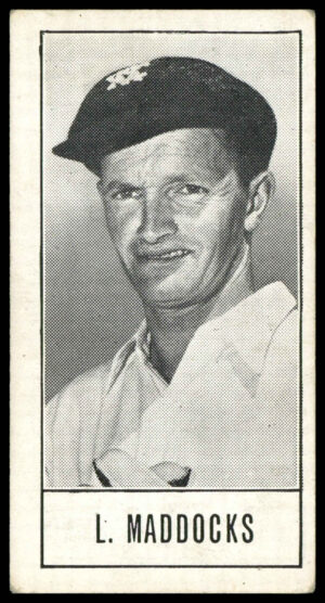 Barratt - 'Test Cricketers by E.W. Swanston' (1956) - L. Maddocks (Victoria)