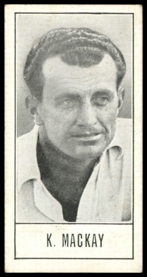 Barratt - 'Test Cricketers by E.W. Swanston' (1956) - K. Mackay (Queensland)