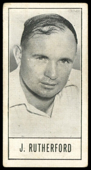Barratt - 'Test Cricketers by E.W. Swanston' (1956) - J. Rutherford (Western Australia)