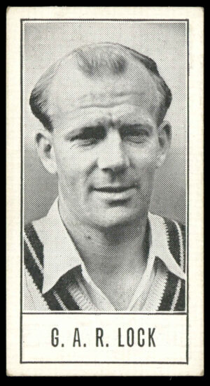 Barratt - 'Test Cricketers by E.W. Swanston' (1956) - G.A.R. Lock (Surrey)