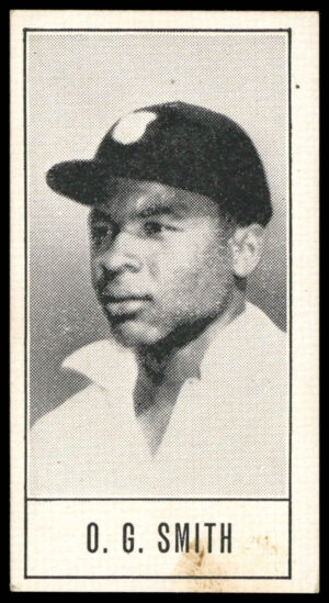 Barratt - 'Test Cricketers (Series B)' (1957) - O.G. Smith (West Indies) Barratt - 'Test Cricketers (Series B)' (1957) - O.G. Smith (West Indies)