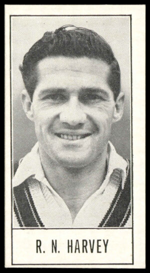 Barratt - 'Test Cricketers (Series B)' (1957) - R.N. Harvey (Victoria)