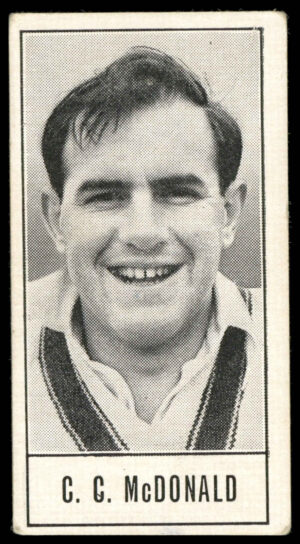 Barratt - 'Test Cricketers (Series B)' (1957) - C.C. McDonald (Victoria) Barratt - 'Test Cricketers (Series B)' (1957) - C.C. McDonald (Victoria)
