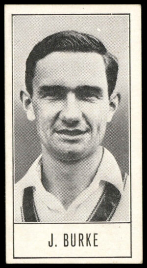 Barratt - 'Test Cricketers (Series B)' (1957) - J. Burke (New South Wales) Barratt - 'Test Cricketers (Series B)' (1957) - J. Burke (New South Wales)