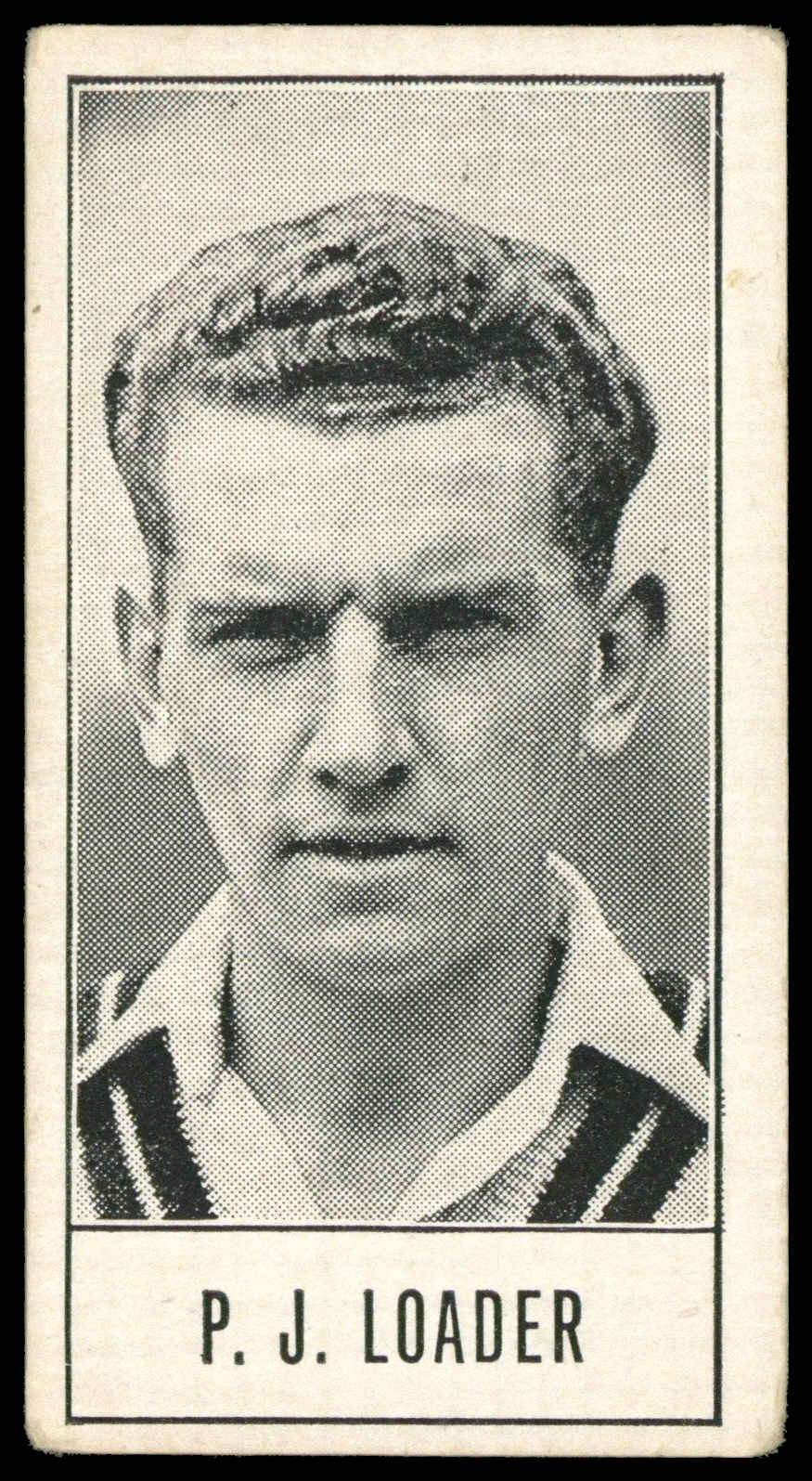 Barratt - 'Test Cricketers (Series B)' (1957) - P.J. Loader (Surrey) Barratt - 'Test Cricketers (Series B)' (1957) - P.J. Loader (Surrey)