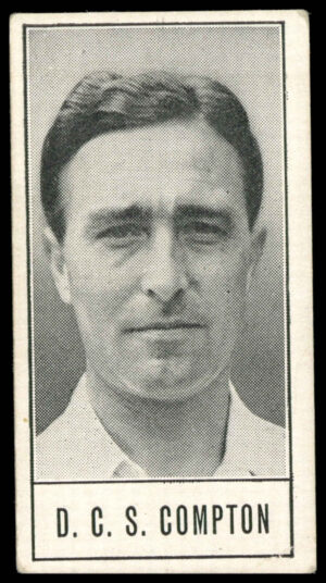 Barratt - 'Test Cricketers (Series B)' (1957) - D.C.S. Compton (Middlesex)