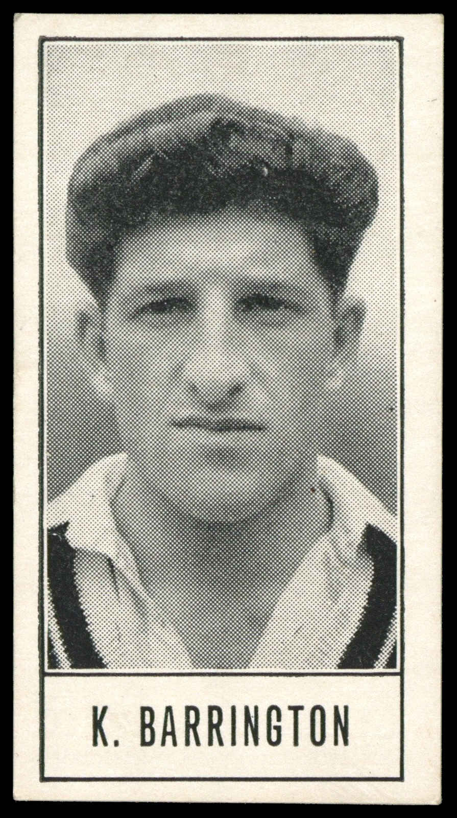 Barratt - 'Test Cricketers (Series B)' (1957) - K. Barrington (Surrey) Barratt - 'Test Cricketers (Series B)' (1957) - K. Barrington (Surrey)