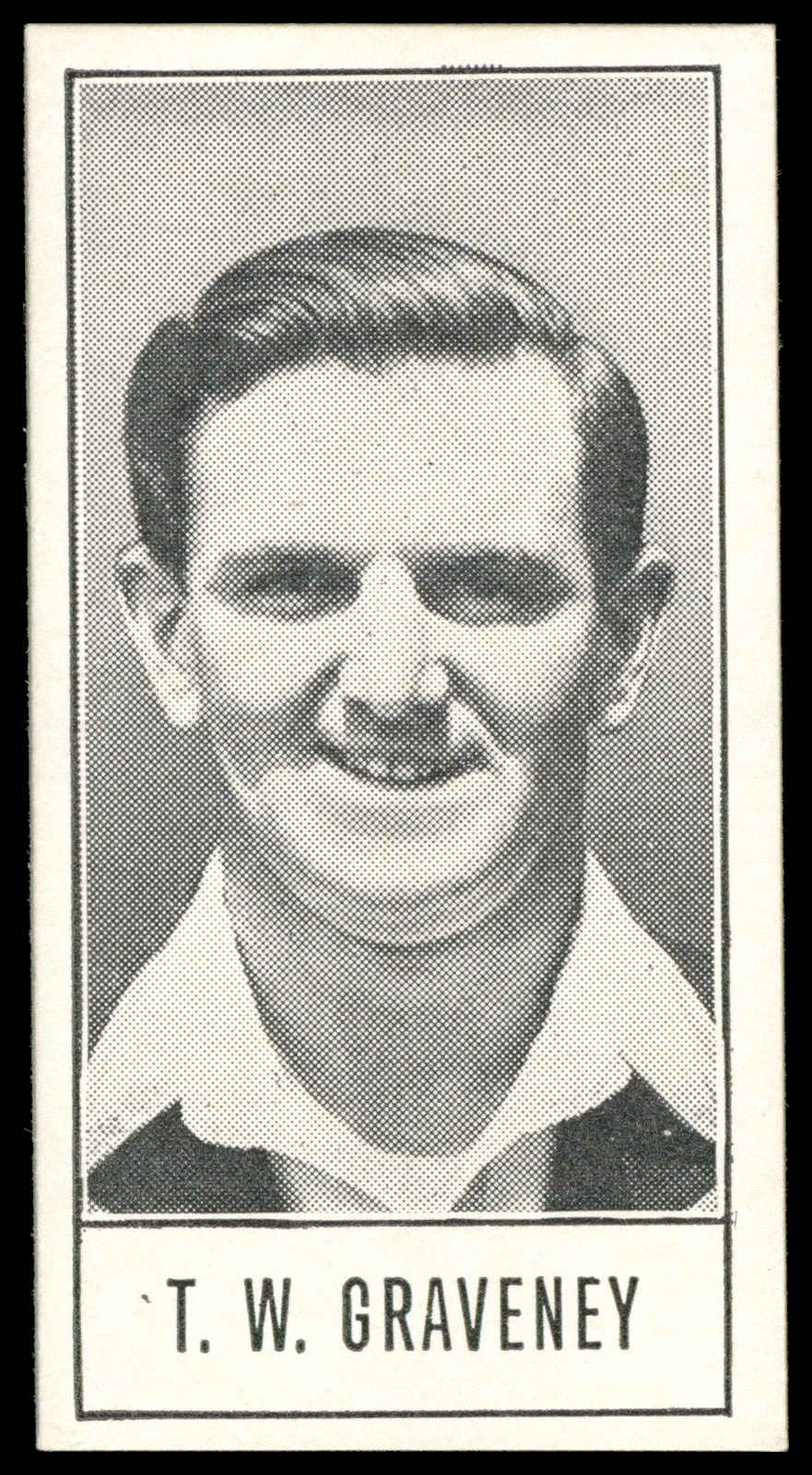 Barratt - 'Test Cricketers (Series B)' (1957) - T.W. Graveney (Glocs) Barratt - 'Test Cricketers (Series B)' (1957) - T.W. Graveney (Glocs)