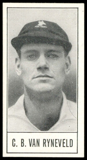 Barratt - 'Test Cricketers (Series B)' (1957) - C.B. Van Ryneveld (South Africa) Barratt - 'Test Cricketers (Series B)' (1957) - C.B. Van Ryneveld (South Africa)
