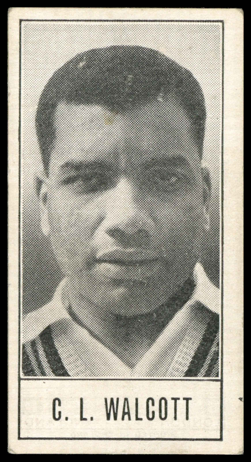 Barratt - 'Test Cricketers (Series B)' (1957) - C.L. Walcott (West Indies) Barratt - 'Test Cricketers (Series B)' (1957) - C.L. Walcott (West Indies)