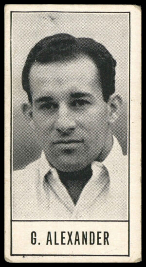 Barratt - 'Test Cricketers (Series B)' (1957) - G. Alexander (West Indies) Barratt - 'Test Cricketers (Series B)' (1957) - G. Alexander (West Indies)