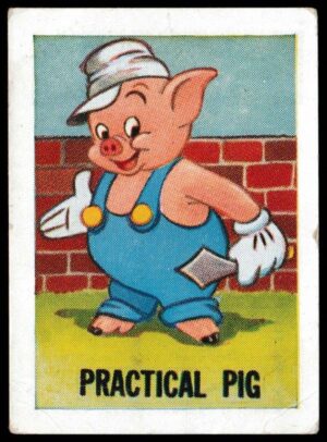 Barratt & Co - 'Walt Disney Characters' (1955) - Practical Pig