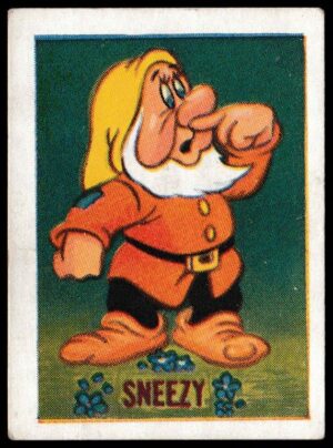 Barratt & Co - 'Walt Disney Characters' (1955) - Sneezy