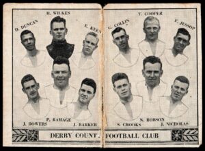 Barratt - 'Football Folders English Div 1 - 1932' (1932) - Derby County Team