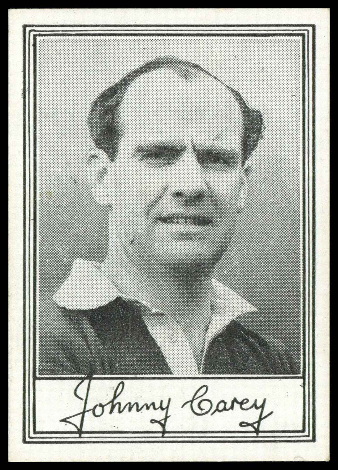 Barratt & Co - 'Famous Footballers A.1' (1953) #27 J. Carey (Blackburn Rovers) Barratt & Co - 'Famous Footballers A.1' (1953) #27 J. Carey (Blackburn Rovers)