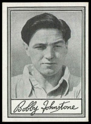Barratt & Co - 'Famous Footballers A.3' (1955) #18 R. Johnstone (Manchester City) Barratt & Co - 'Famous Footballers A.3' (1955) #18 R. Johnstone (Manchester City)