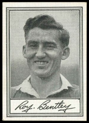 Barratt & Co - 'Famous Footballers A.3' (1955) #25 R. Bentley (Chelsea) Barratt & Co - 'Famous Footballers A.3' (1955) #25 R. Bentley (Chelsea)