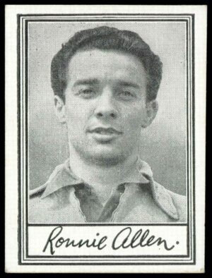 Barratt & Co - 'Famous Footballers A.3' (1955) #36 R. Allen (West Bromwich Albion) Barratt & Co - 'Famous Footballers A.3' (1955) #36 R. Allen (West Bromwich Albion)