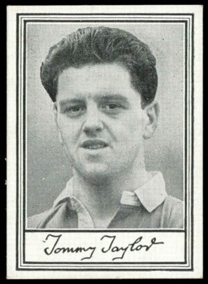 Barratt & Co - 'Famous Footballers A.3' (1955) #39 T. Taylor (Manchester United) Barratt & Co - 'Famous Footballers A.3' (1955) #39 T. Taylor (Manchester United)