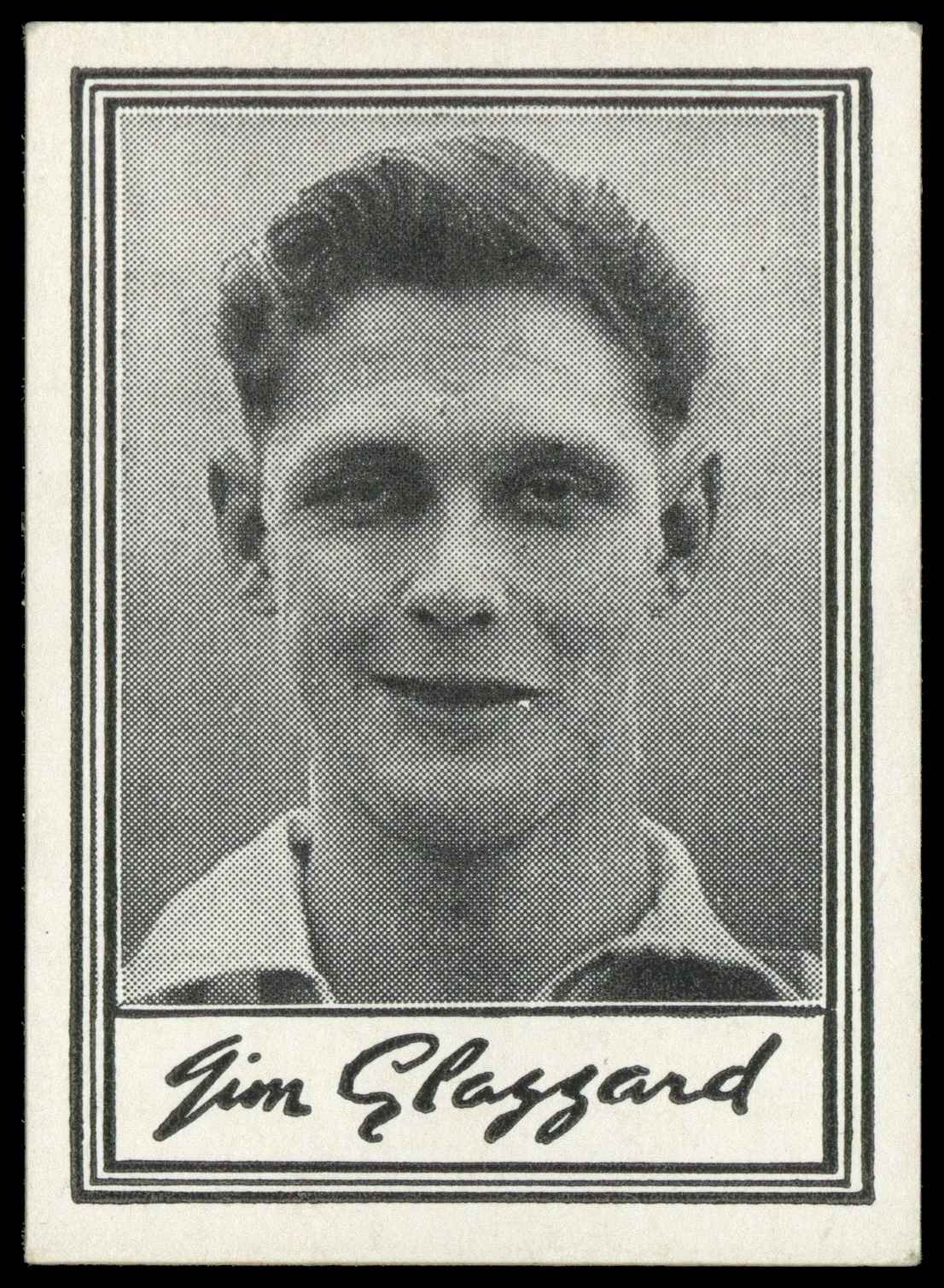 Barratt & Co - 'Famous Footballers A.3' (1955) #4 J. Glazzard (Huddersfield Town) Barratt & Co - 'Famous Footballers A.3' (1955) #4 J. Glazzard (Huddersfield Town)