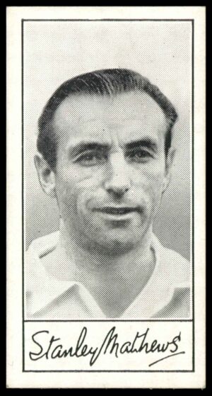 Barratt - S. Matthews (Blackpool) -  'Famous Footballers A.4'  - (1956)