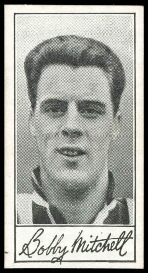 Barratt - R. Mitchell (Newcastle United) -  'Famous Footballers A.4'  - (1956)