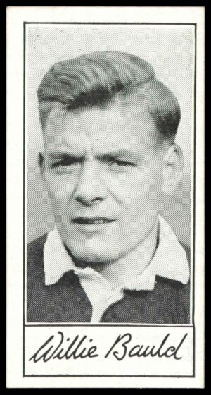 Barratt - W. Bauld (Hearts) -  'Famous Footballers A.4'  - (1956)