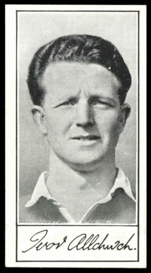 Barratt - I. Allchurch (Swansea Town) -  'Famous Footballers A.4'  - (1956)