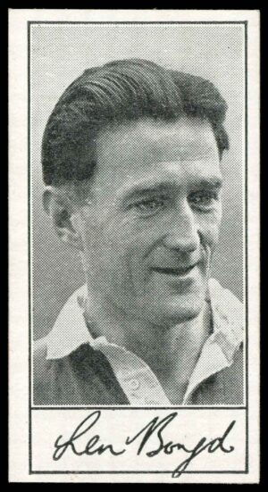 Barratt - L. Boyd (Birmingham City) -  'Famous Footballers A.4'  - (1956)