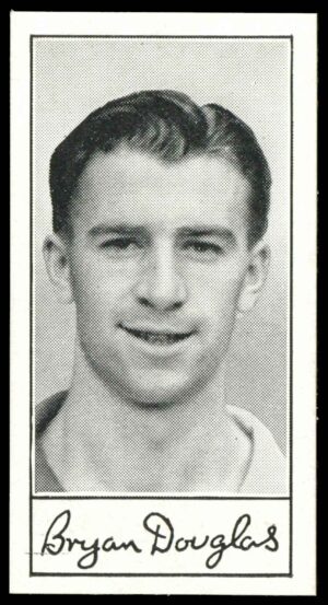 Barratt - B. Douglas (Blackburn Rovers) -  'Famous Footballers A.4'  - (1956)
