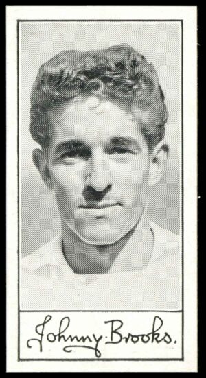 Barratt - J. Brooks (Tottenham Hotspur) -  'Famous Footballers A.4'  - (1956)