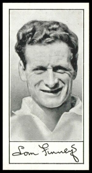 Barratt - T. Finney (Preston North End) -  'Famous Footballers A.4'  - (1956)